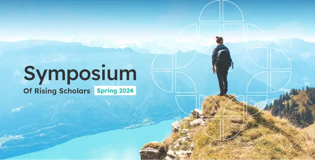 Banner for the 10th symposium of rising scholars