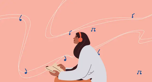 How do musical key changes influence the effectiveness of stress reduction?