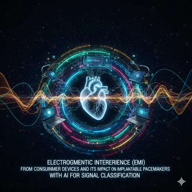Electromagnetic Interference (EMI) from Consumer Devices and Its Impact on Implantable Pacemakers with AI for Signal Classification