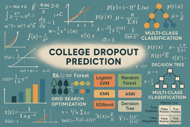Developing Optimized Machine Learning Models For Timely Prediction and Prevention of College Dropout